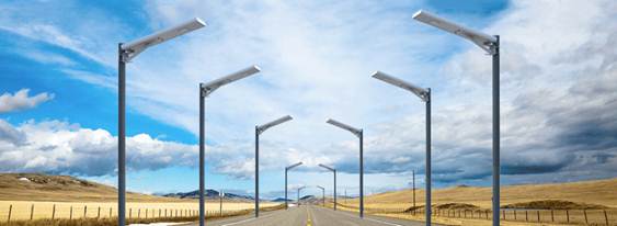 Integrated Solar Street light