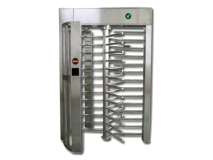 Stainless Steel Single Channel Access Control System Full Height Turnstile