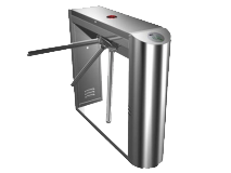 Stainless Steel Automatic Waist high Pedestrian Tripod Turnstile